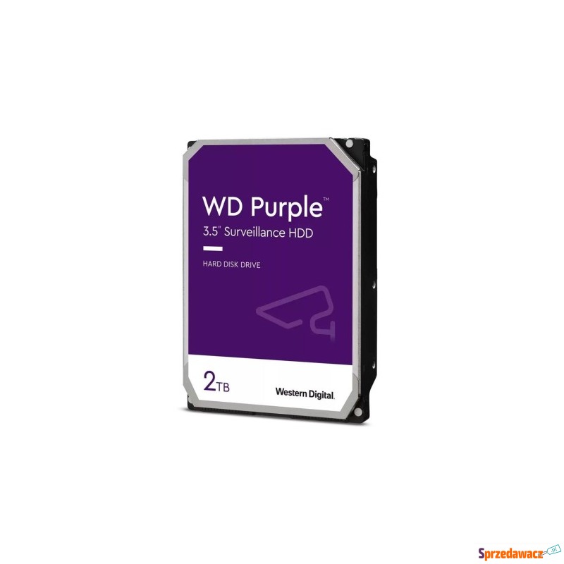 Dysk twardy HDD WD Purple 2TB 3,5" SATA WD23PURZ - Dyski twarde - Orpiszew