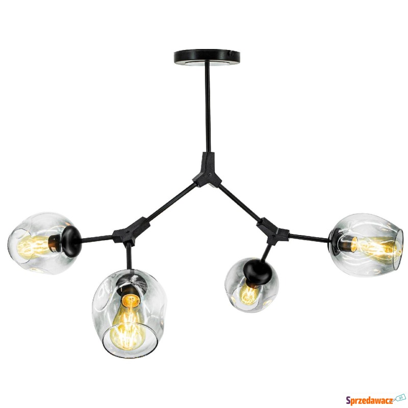 Elem Boston 1962/4 BLACK - BL lampa wisząca zwis... - Lampy wiszące, żyrandole - Olsztyn