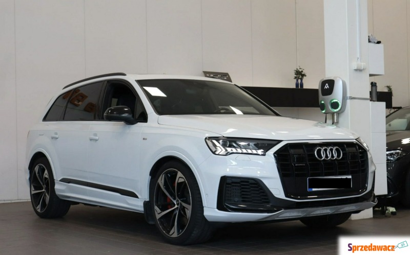 Audi Q7 60 TFSI e S-line - 22"/ B&O/ PANO - Samochody osobowe - Warszawa