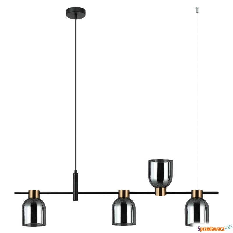 Italux Servio PND-66892-4-BK-SG lampa wisząca... - Lampy wiszące, żyrandole - Dąbrowa Górnicza