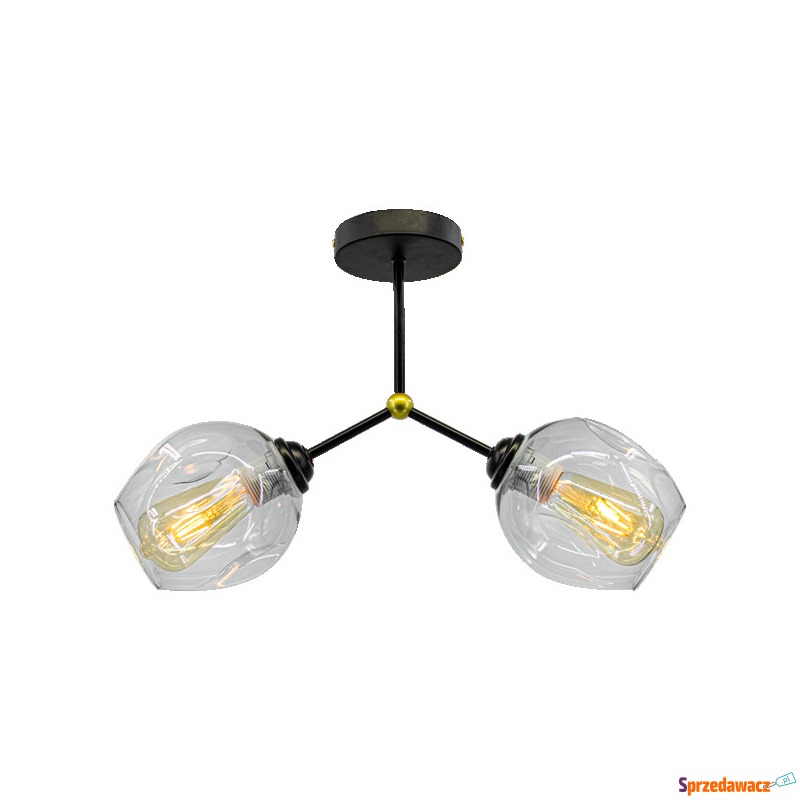 Elem Giro 1094/2 BLACK plafon lampa sufitowa 2x60W... - Plafony - Warszawa