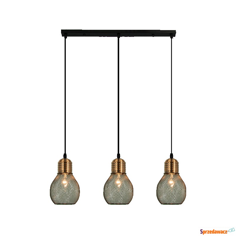 Elem Edison 1998/3 BL CO lampa wisząca zwis 3x40W... - Lampy wiszące, żyrandole - Świnoujście