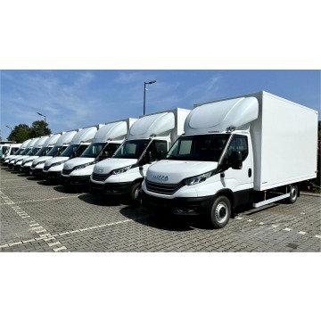 Iveco Daily 35S18 - 2023r Kontener + Winda 9-Palet Hi-MAtic Salon PL Na Gwarancji Od Ręki