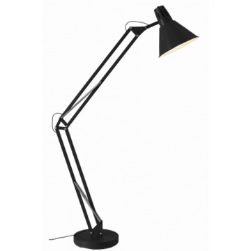 Brilliant Winston 92710/06 lampa stojąca podłogowa 1x60W E27 czarna WYPRZEDAŻ OSTATNIA SZTUKA - wysy