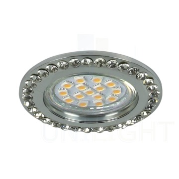 Candellux 2250991 oczko lampa wpuszczana downlight 1x50W GU10 chrom - wysyłka w 24h