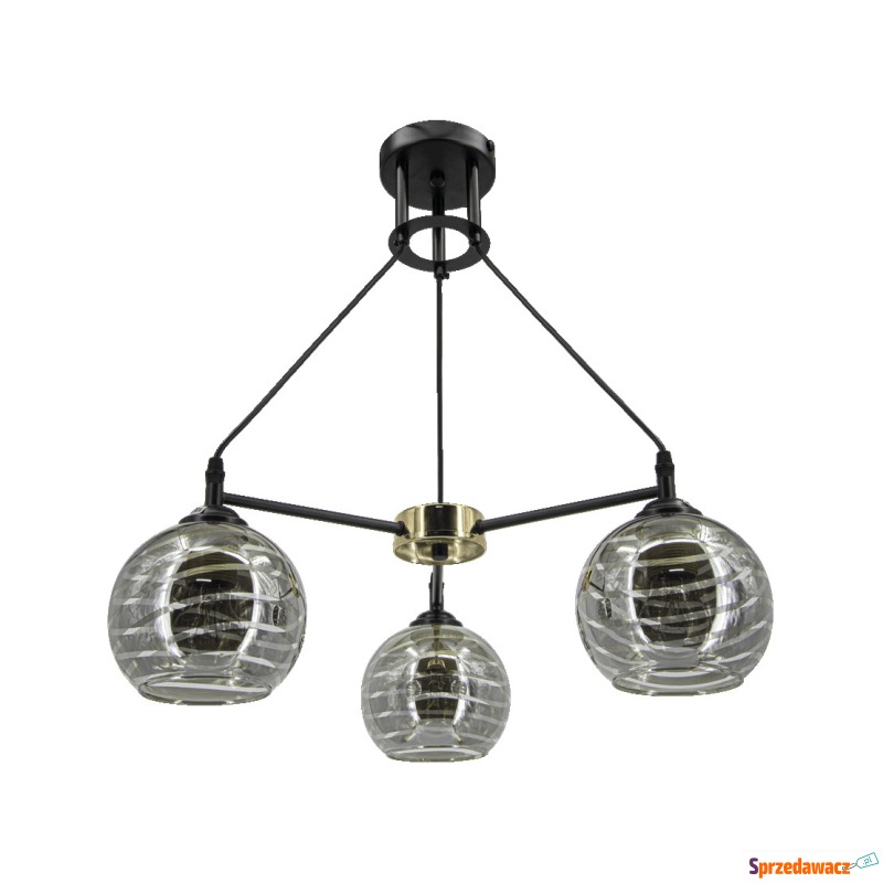 Elem Leon 2210/3 BL TR lampa wisząca zwis 3x60W... - Lampy wiszące, żyrandole - Dąbrowa Górnicza