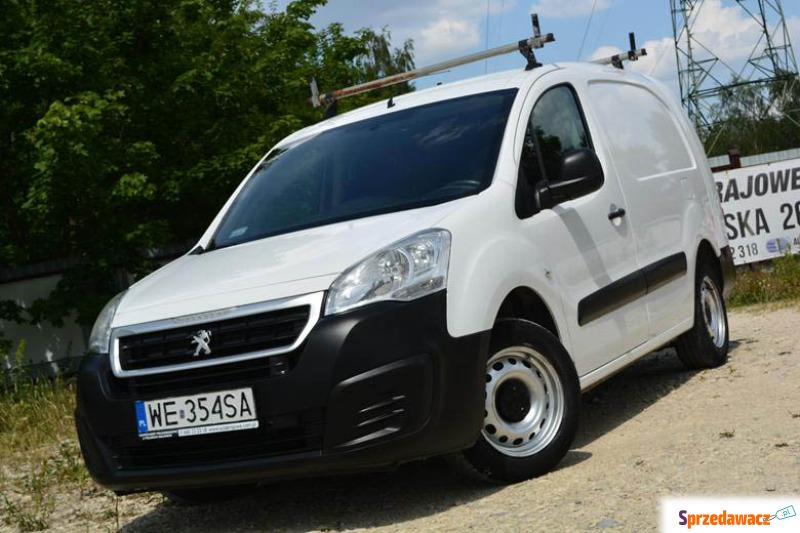 Peugeot Partner 2017 - 1560 cm3 Diesel (99 KM)... - Dostawcze i ciężarowe - Łódź