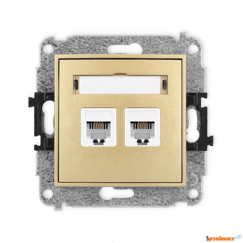 Gniazdo telefoniczne Karlik Icon 29IGT-2 podwójne... - Gniazda - Radom