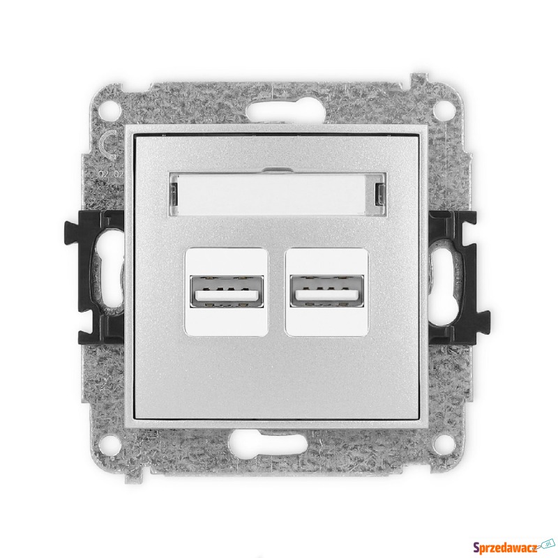 Ładowarka USB Karlik Icon 7ICUSB-6 podwójna, 5V,... - Wtyki, gniazda, prze... - Zabrze