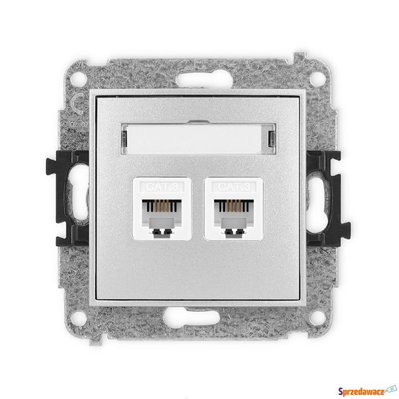 Gniazdo telefoniczne Karlik Icon 7IGT-2 podwójne... - Gniazda - Płock