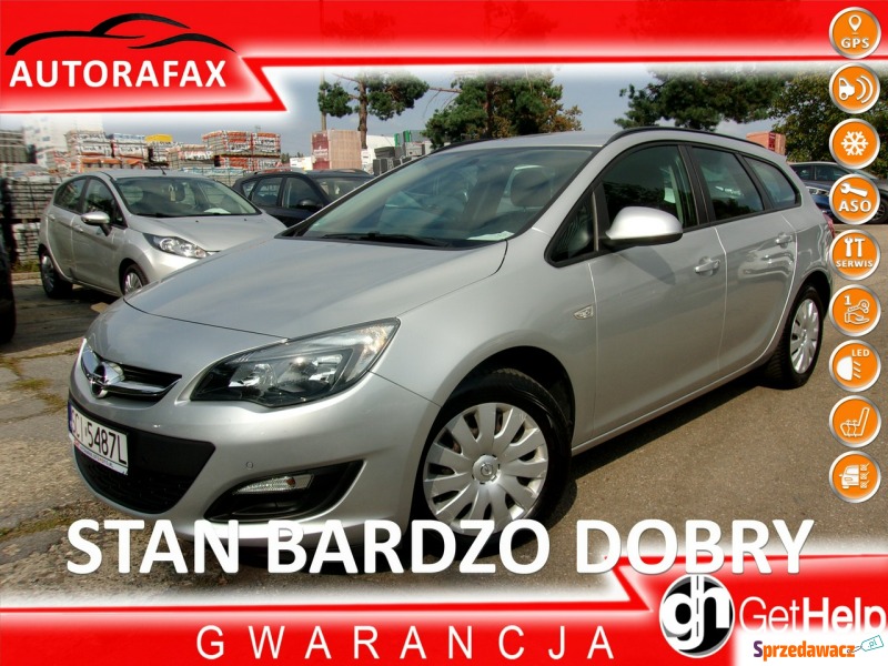 Opel Astra 2014,  1.4 benzyna - Na sprzedaż za 32 900 zł - Cieszyn