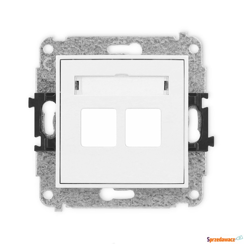 Gniazdo multimedialne Karlik Icon IGM-2P podwójne... - Wtyki, gniazda, prze... - Kraków