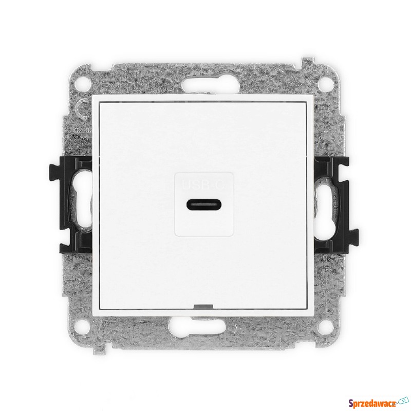 Gniazdo 1xUSB Karlik Icon IGUSBBO-7 C-C, poje... - Wtyki, gniazda, prze... - Rzeszów