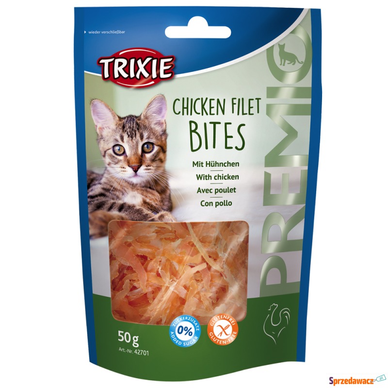 Trixie Premio Chicken Filet Bites - 3 x 50 g - Przysmaki dla kotów - Chorzów