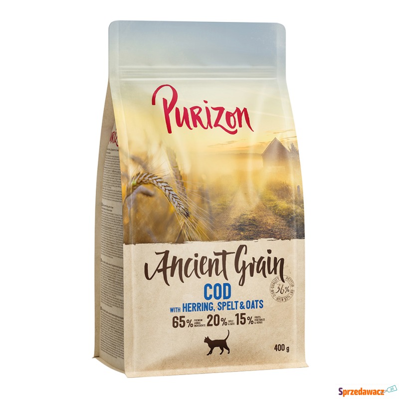 Purizon Adult, dorsz - prazboża - 400 g - Karmy dla kotów - Łomża