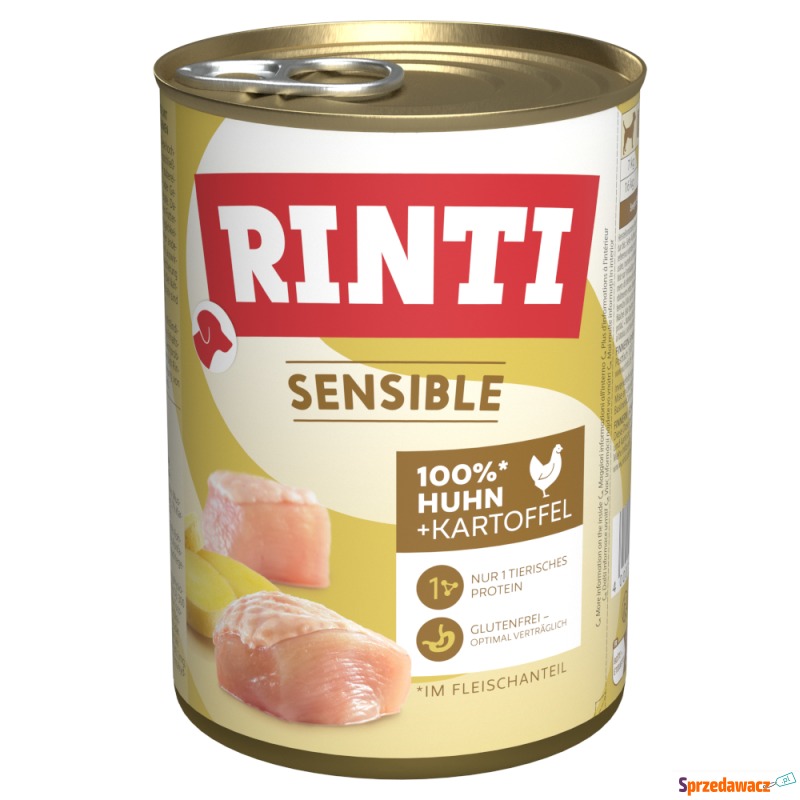 RINTI Sensible, 1  x 400 g - Kurczak z ziemniakami - Karmy dla psów - Bielsko-Biała