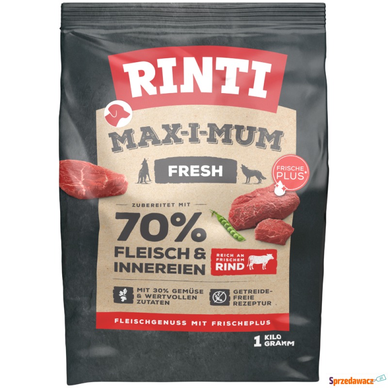 RINTI Max-i-mum, wołowina - 1 kg - Karmy dla psów - Opole