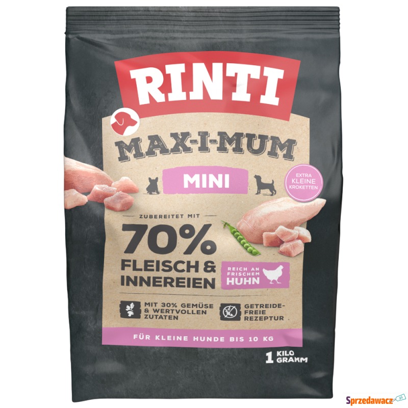 RINTI Max-I-Mum Mini Adult, kurczak - 1 kg - Karmy dla psów - Gdańsk