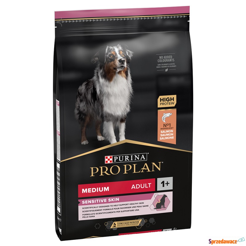 PURINA PRO PLAN Medium Adult Sensitive Skin,... - Karmy dla psów - Olsztyn