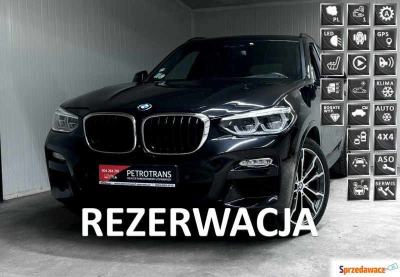 BMW X3 - 2.0D / 190KM MPakiet Automat LED Panorama... - Samochody osobowe - Mrągowo