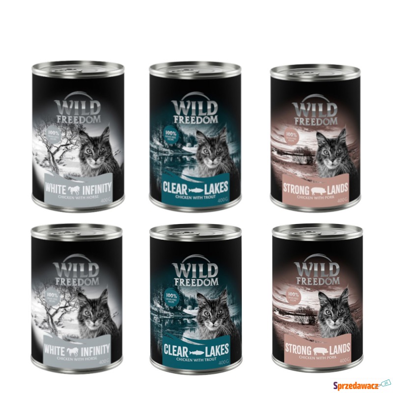 Wild Freedom Adult, 6 x 400 g - bezzbożowa re... - Karmy dla kotów - Bydgoszcz