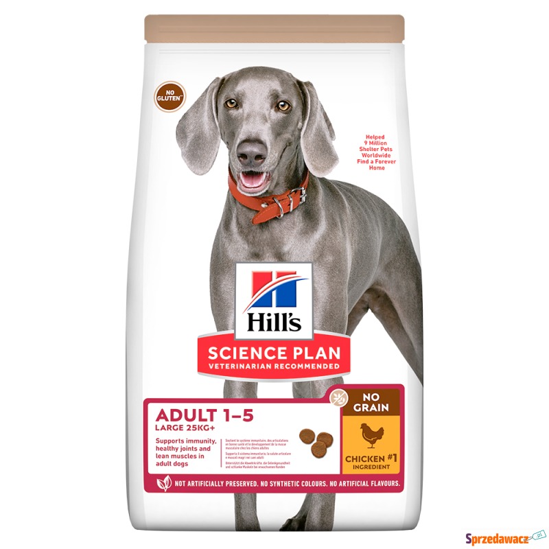 Hill's Science Plan Adult 1-5 No Grain Large,... - Karmy dla psów - Jelcz-Laskowice