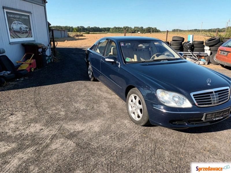 Mercedes - Benz S-klasa  Sedan/Limuzyna 2002,  5.0 benzyna - Na sprzedaż za 28 500 zł - Jarocin