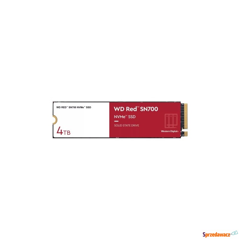 Dysk SSD WD Red SN700 WDS400T1R0C (4 TB ; M.2;... - Dyski twarde - Gdańsk