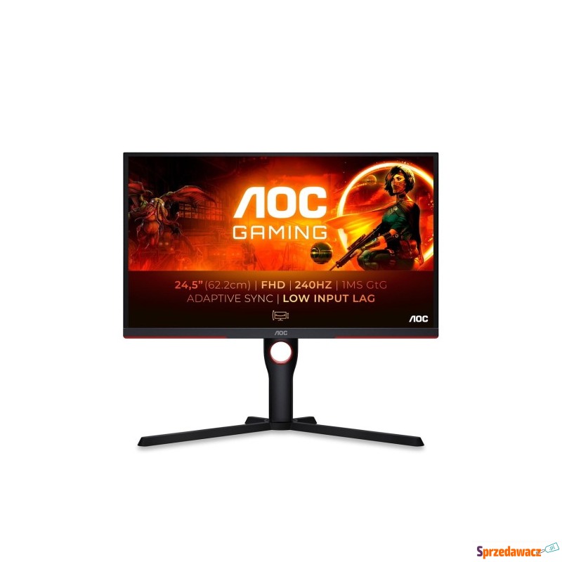 MONITOR AOC LED 24,5" 25G3ZM/BK 240Hz - Monitory LCD i LED - Kędzierzyn-Koźle