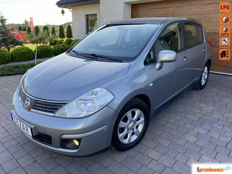 Nissan Tiida  Hatchback 2008,  1.8 benzyna+LPG - Na sprzedaż za 15 900 zł - Konradów