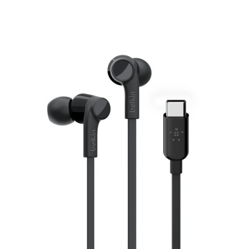 Dokanałowe Belkin Rockstar USB-C czarny