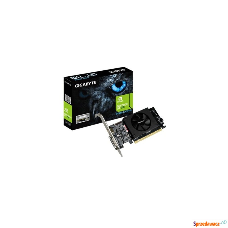 Gigabyte GT710 2GB DDR5 64BIT DVI/HDMI/Low Profile - Karty graficzne - Włocławek