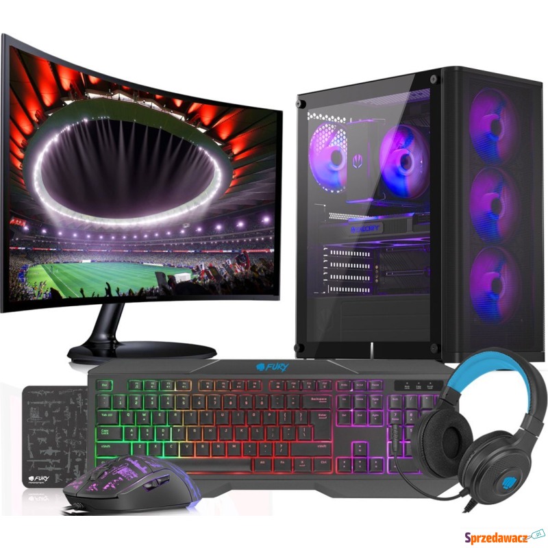 Komputer Vist RGB Ryzen 7 5700X, 32 GB, RTX 4060,... - Komputery stacjonarne - Żory