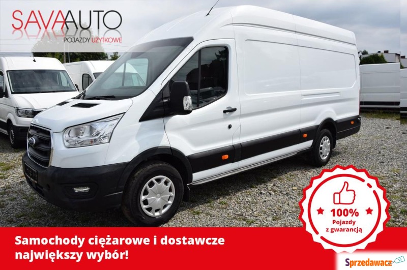 FORD TRANSIT, ​*L4H3​*JUMBO​*MAXI​*130KM​*TEM... - Dostawcze i ciężarowe - Rybnik