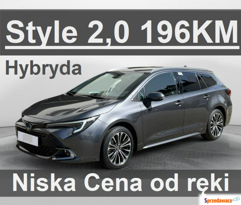 Toyota Corolla - Style 2,0 196KM Kamera Super... - Samochody osobowe - Szczecinek