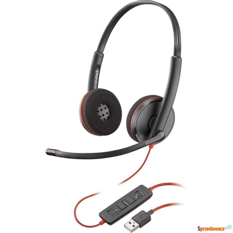 Nauszne Plantronics Blackwire C3220 USB-A - Słuchawki - Słupsk