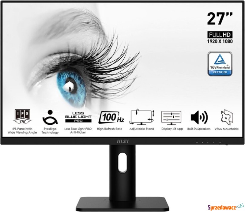 MSI PRO MP273AP - 27'' | IPS | Full HD | 1ms |... - Monitory LCD i LED - Gdańsk