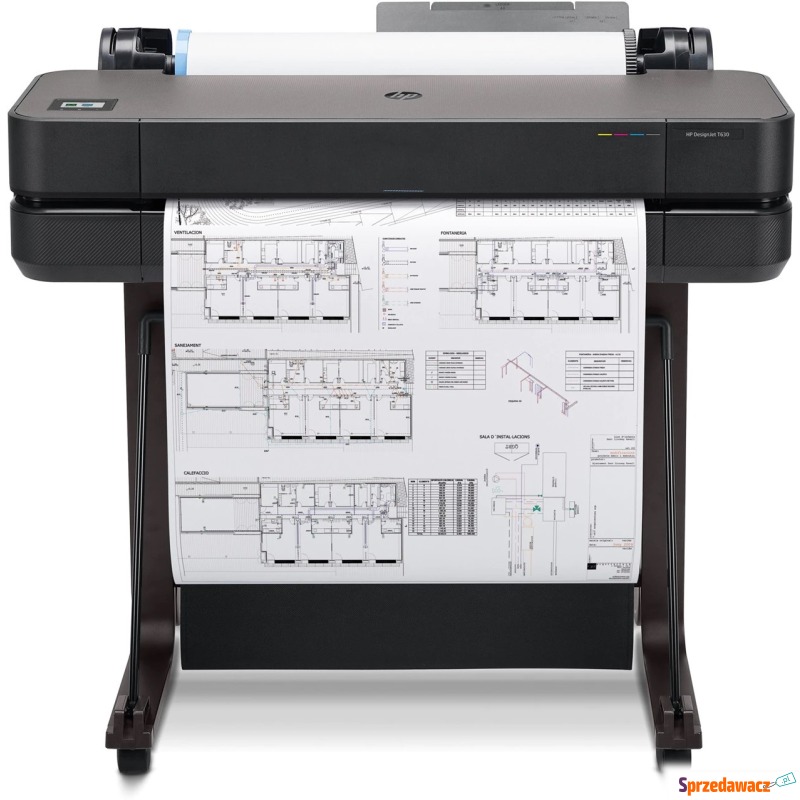 Kolorowa Ploter HP Design Jet T630 24'' - Plotery - Bytom