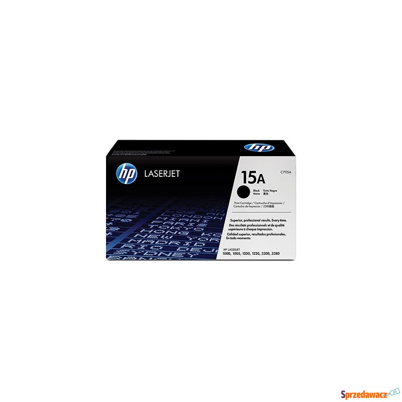 Toner Oryginalny HP 15A (C7115A) (Czarny) - D... - Tusze, tonery - Częstochowa