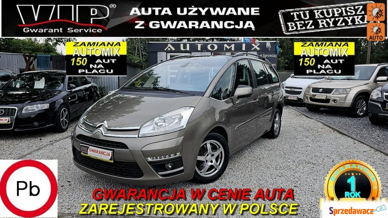 Citroen C4 Grand Picasso  Minivan/Van 2010,  1.6 benzyna - Na sprzedaż za 18 900 zł - Świdnica