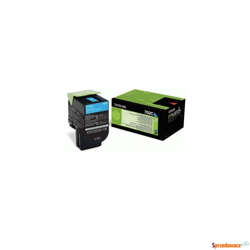 Toner Oryginalny Lexmark 702C (70C20C0) (Błęk... - Tusze, tonery - Słupsk