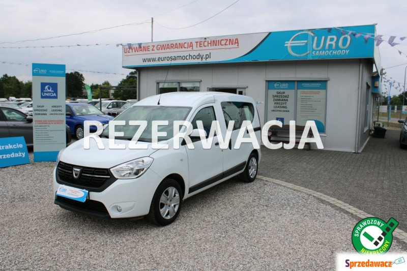 Dacia Dokker 2018,  1.5 diesel - Na sprzedaż za 38 900 zł - Warszawa