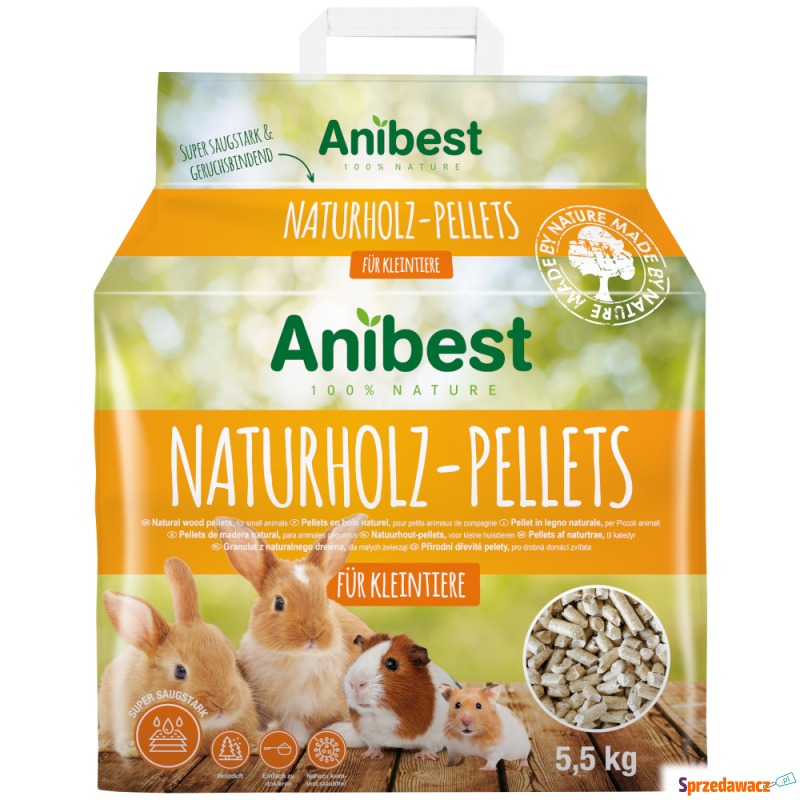 Anibest Naturholz Pellets, pod...