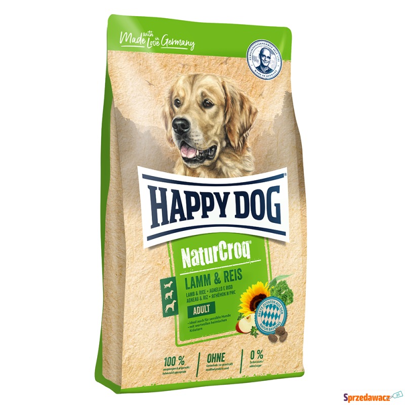Happy Dog NaturCroq, jagnięcina...