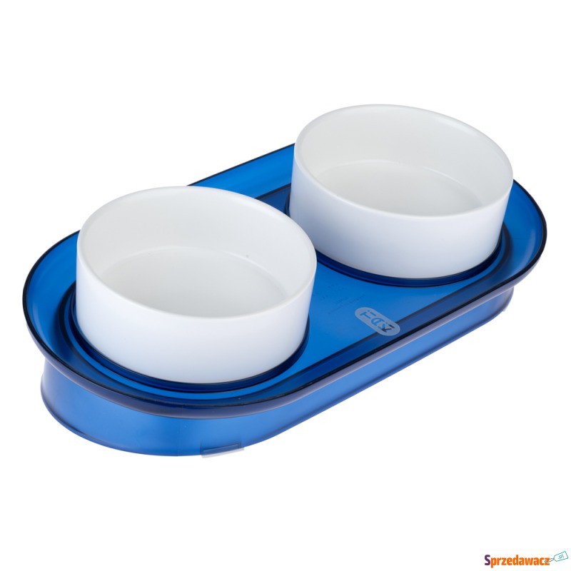 TIAKI podwójna miska ceramiczna...