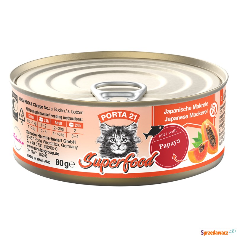 Porta 21 Superfood, 6 x 80 g -...