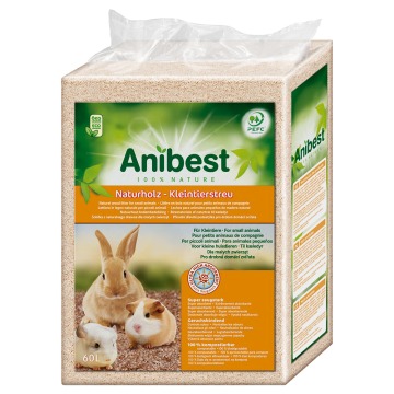 Anibest podłoże dla małych zwierząt - 2 x 60 l (6,4 kg)