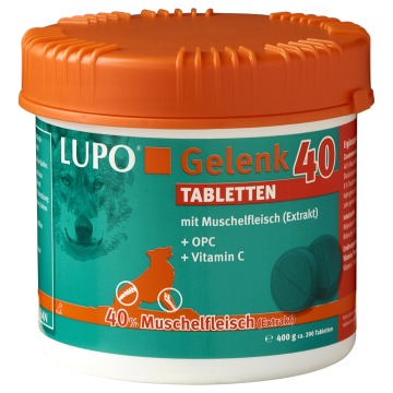 LUPO Gelenk 40 tabletki wzmacniające stawy - 400 g (ok. 200 tabletek)