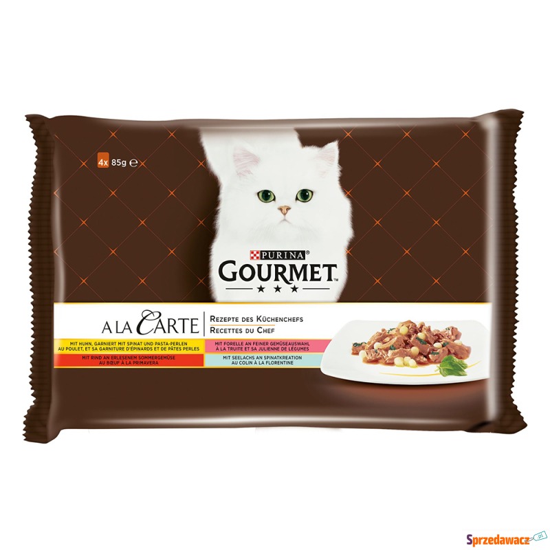 Megapakiet Gourmet A la Carte, 48 x 85 g - Mi... - Karmy dla kotów - Kielce