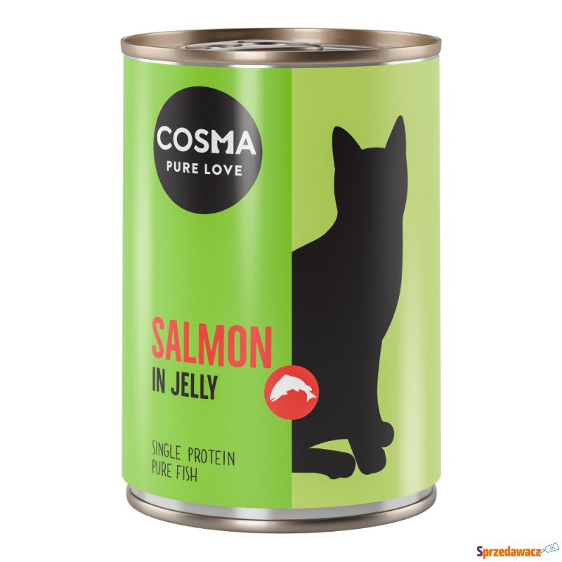 Cosma Original w galarecie, 6 x 400 g - Łosoś - Karmy dla kotów - Bydgoszcz